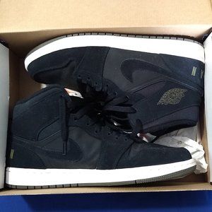 Jordan 1 Mid Black Olive Canvas